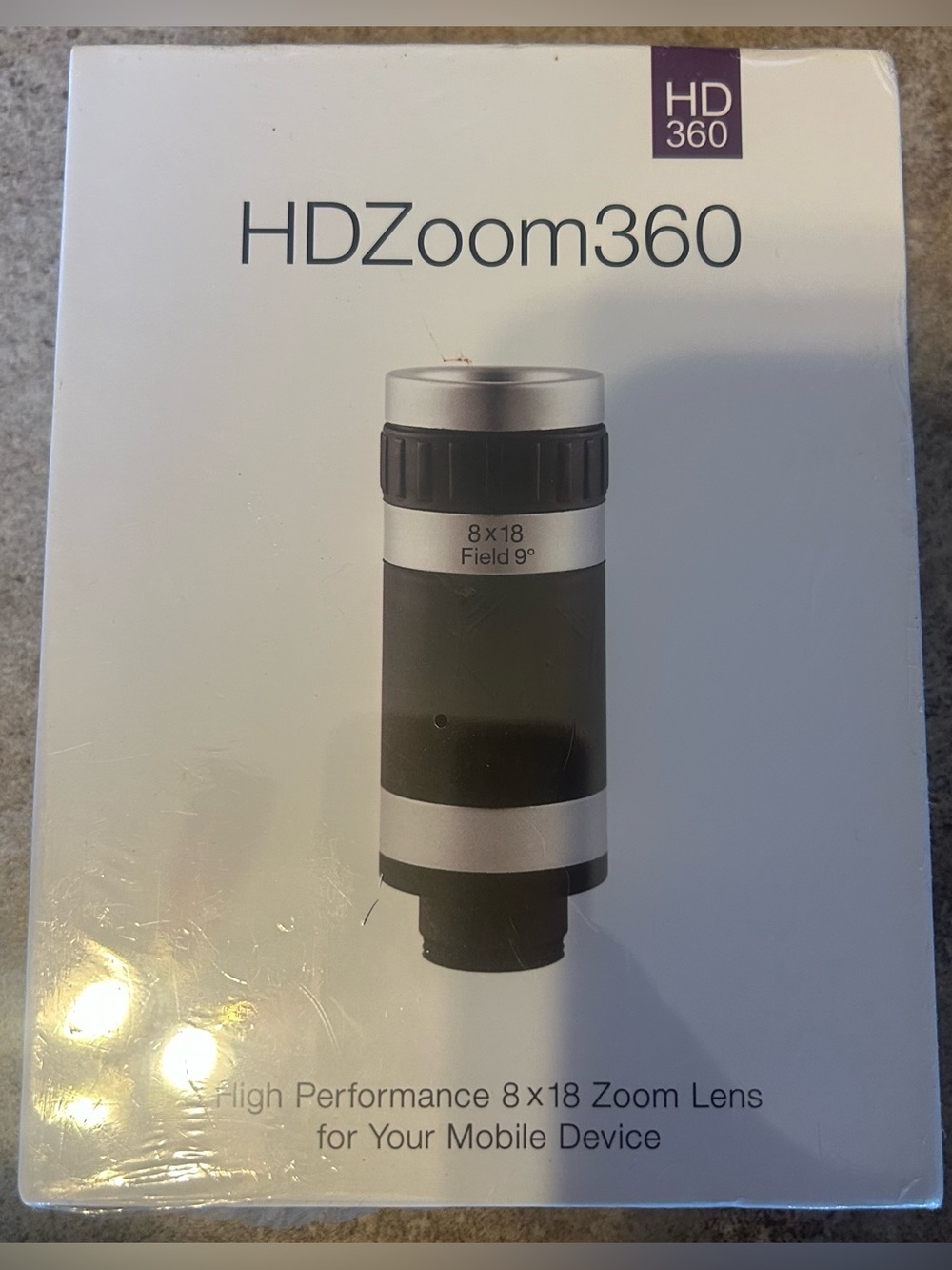 HDZoom360 High Performance 8 x 18 Zoom Lens For Your Mobile Device NEW